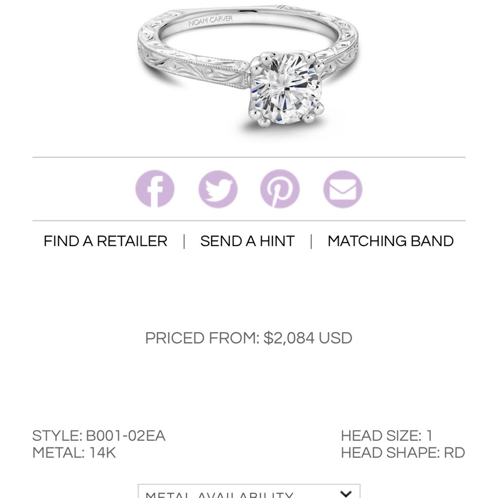 Silver Diamond Ring